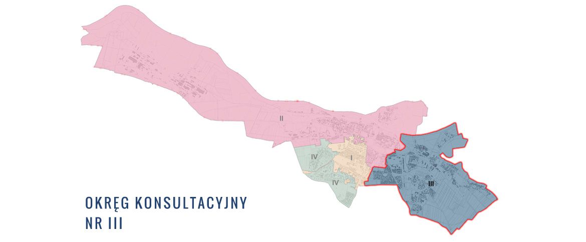 Mapa wykreślająca Trzeci Okręg Konsultacyjny